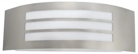 Applique Inox E27 IP54 da Esterno Antiabbagliamento - Serie SHELL Base E27
