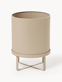 Portavaso con superficie millerighe Bau, alt. 38 cm