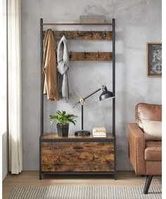 Appendiabiti a piantana NAVOR marrone/nero