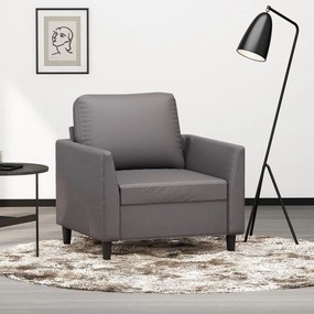 Poltrona Grigia 60 Cm İn Similpelle /