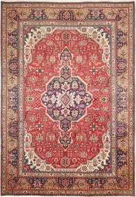 Tabriz Tappeto 200 x 290 Blu (Iran) Annodato A Mano