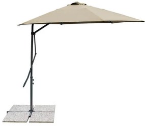 VERSUS - ombrellone da giardino decentrato 2x3