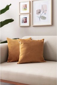 Federe decorative in set in velluto a coste 2 pz 43x43 cm – Mioli Decor