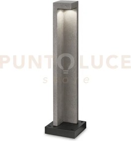 Titano paletto luce verso il basso ip55 led 4000k 8,5w 580lm grani...