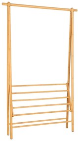 Stand appendiabiti in bambù di colore naturale Manaus - House Nordic
