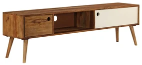 Mobile porta tv 140x30x40 cm in legno massello di sheesham