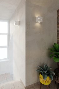 Applique da Parete in Gesso Pitturabile LEO LINE E27 da interno