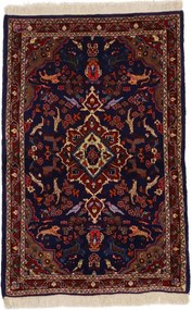 Sarouk Tappeto persiano 100x150 Blu (Iran) Annodato A Mano