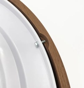 Brilagi - Plafoniera LED CARVALHO 4xE27/60W/230V finitura rovere ciliegio Ø 57,5 cm