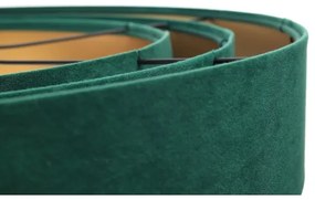 Lampadario su corda TRINITI 1xE27/60W/230V verde/oro