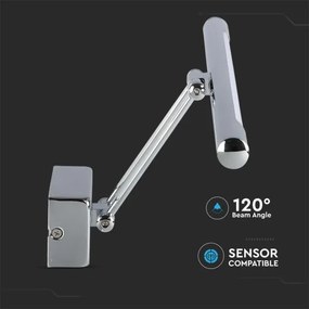 Illuminazione a LED per specchi LED/13W/230V 3000K 64cm cromo