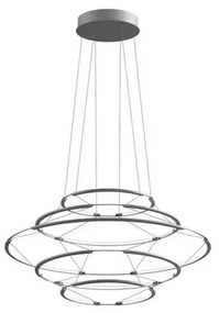 Drop 5 Lampada a Sospensione Satin Silver - Nemo Lighting