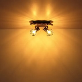 Globo 54017W-2 - Luce Spot PRISKA 2xE27/60W/230V