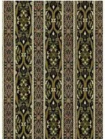 Tapete Mamounia von House of Hackney - Moss-Green/ Black
