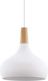 Eglo 96982 - Lampada a sospensione SABINAR 1xE27/60W/230V 280mm bianco