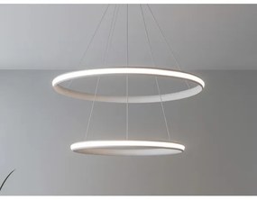 Lampadario LED dimmerabile sospeso su cavo LED/90W/230V 3000-6500K Ø 60 cm + telecomando