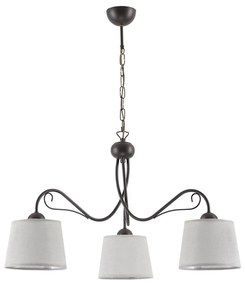 Jupiter 1361 - KM 3 V - Lampadario a sospensione con catena KAMELIA 3xE27/60W/230V