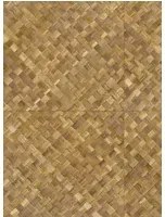 Arte International Carta da parati Pandan - Mittelbraun