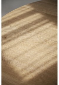 Tavolo da pranzo rotondo pieghevole in rovere naturale ø 130 cm Glenside - Rowico