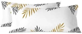 Federa HappyFriday Blanc Foliage Multicolore 45 x 110 cm (2 Unità)