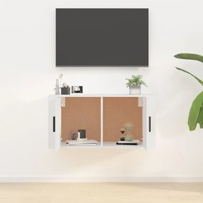 Mobile porta tv a parete bianco 80x34,5x40 cm