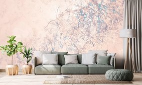 Carta da parati – Rami astratti beige