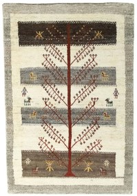 Gabbeh Tappeto 90 x 130 Beige (Iran) Annodato A Mano