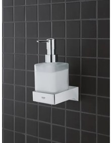 GROHE 40805000 - Dispenser per sapone liquido SELECTION CUBE 300 ml cromo lucido