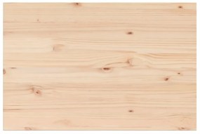 Piani tavolo 3 pz 80x53x2,5 cm rettangolare legno massello pino