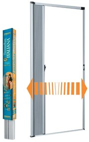 Zanzariera avvolgibile MEDAL Bazar Libera per portafinestra L 160 x H 250 cm bianco sinistra riducibile
