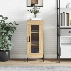 Credenza Rovere Sonoma 34,5x34x90 Cm İn Legno Multistrato /