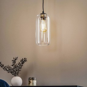Lampada a sospensione in vetro Kaja Argon, dimmerabile, Chiaro / Trasparente, Soggiorno / Sala da pranzo, Vetro, Moderno, Lampada a sospensione