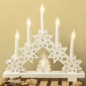 Brilagi - Candelabro natalizio a LED 5xLED/2xAA