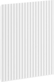 Mexen Rivel fronte scanalato per mobiletto del bagno 30 x 43,5 cm, bianco opaco - 91A21-0300-470-1-01