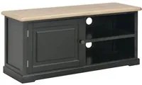 Mobile Porta TV Nero 90x30x40 cm in Legno 249881