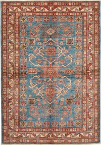 Kazak Tappeto 160x110 Blu (Pakistan) Annodato A Mano