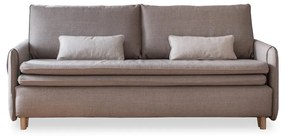 Divano letto marrone chiaro 207 cm Simon - Miuform