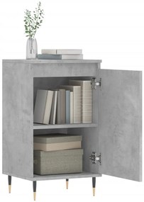 Credenza grigio cemento 40x35x70 cm in legno multistrato