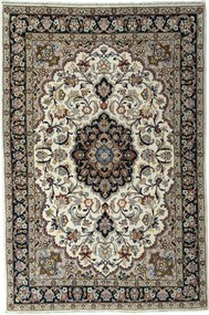 Mashad Tappeto 140x210 Beige (Iran) Annodato A Mano