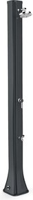 Doccia Solare da Giardino 40L Miscelatore e Lavapiedi Arkema Big Happy Five Grigio Antracite...
