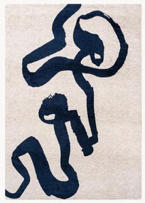 Tappeto da interno-esterno lavabile in jacquard Ribbon