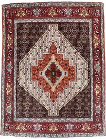 Senneh Tappeto 150 x 120 Beige (Iran) Annodato A Mano