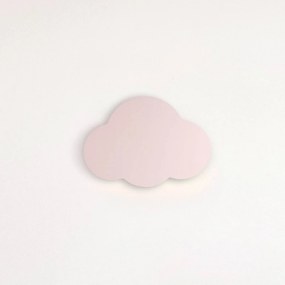 Applique Cloud, rosa, larghezza 38 cm, metallo, nuvola, G9 Cloud TK Lighting, dimmerabile, Violetto / Fucsia / Rosa, Cameretta, Metallo, Giovanile, Applique
