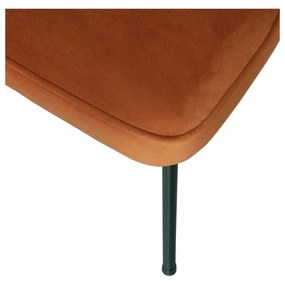 Sedie da pranzo in set color mattone in velluto 2 pz Vogue – WOOOD