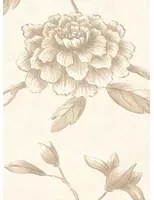 Lewis & Wood Carta da parati Jasper Peony - Mocha