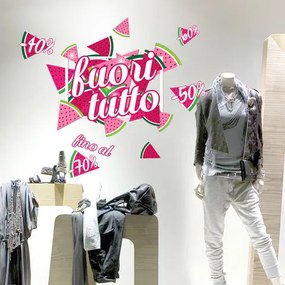 Anguria fuori tutto | Vetrofania