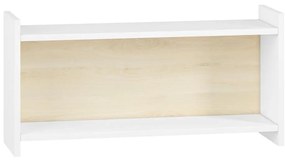 Mensola da parete per bambini BUBO 35x72 cm bianco/rovere chiaro