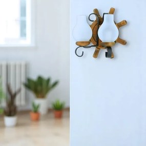 Applique TIMONA 2xE14/40W/230V faggio