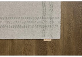 Tappeto in lana crema 200x300 cm Calisia M Grid Rim - Agnella