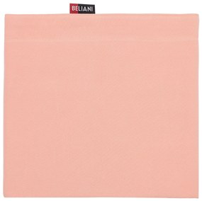 Poltrona sacco nylon rosa pesca 140 x 180 cm FUZZY Beliani